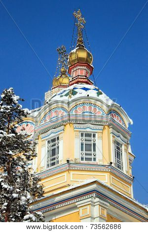 Zenkov Cathedral In Almaty, Kazakhstan