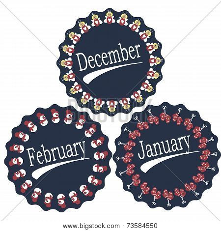 the months of winter