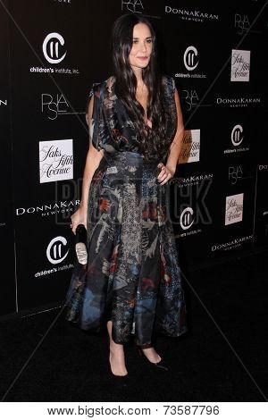 LOS ANGELES - OCT 8:  Demi Moore at the 5th Annual PSLA Autumn Party at 3LABS on October 8, 2014 in Culver City, CA