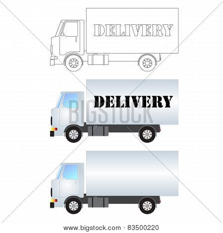 Cargo delivery truck
