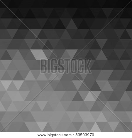 Abstract triangular background. Vector illustration