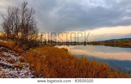 Pond In The Autumn