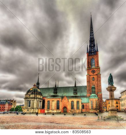 Riddarholm Church In Stockholm - Sweden