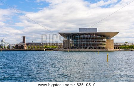 View Of Copenhagen Opera House In Denmark