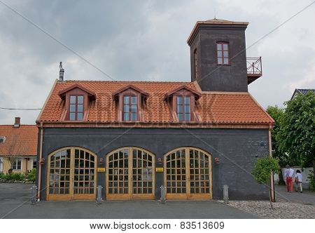 Old fire station building