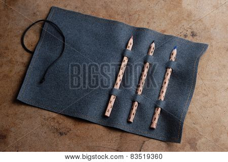 pencils in the pencil case