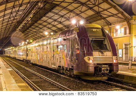 Regional Train Ter 2N Ng At Avignon Station On January 2, 2014