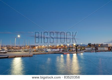 Kallithea marina in Athens.