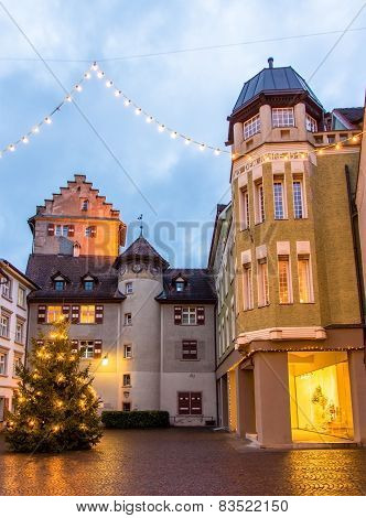Churertor Tower In Feldkirch - Austria