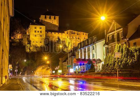 View Of Schattenburg Castle In Feldkirch - Austria