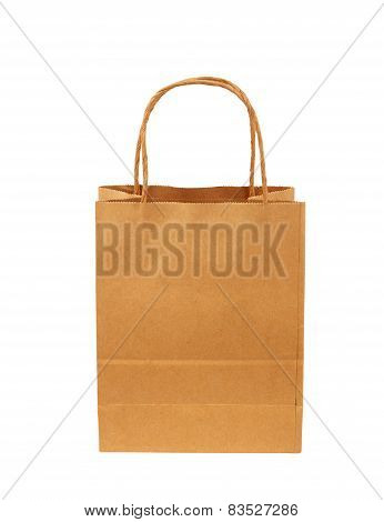 Paper Bag Isolated On White Background
