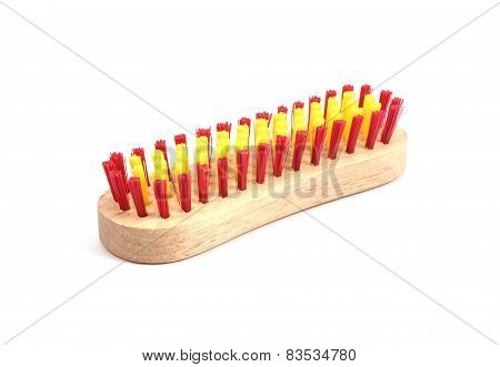 Clothes Cleaning Brush Isolated On White Background