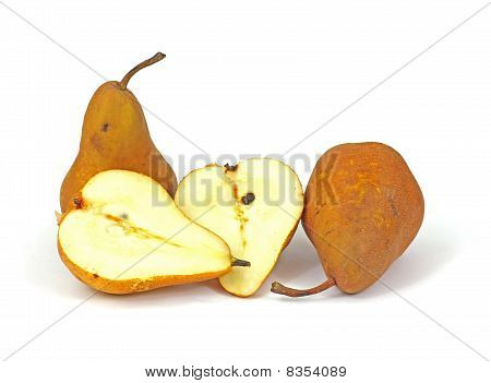 Skiveskåret Bosc Pear