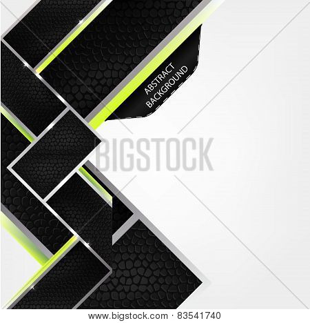 Abstract vector background with glitter and place for text