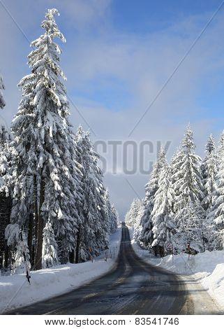 street in winter