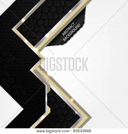 Abstract vector background with glitter and place for text