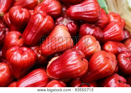 Pile Of Rose Apple Fruit