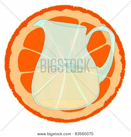 Orange With Slice