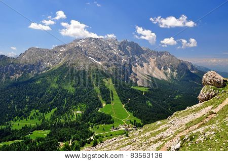 View over Mt Latemar