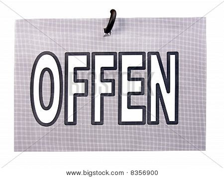 sinal offen