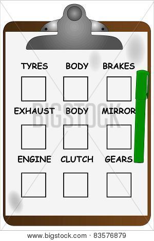 Garage Clipboard