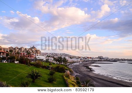 View of Playa de Fanabe Adeje Tenerife