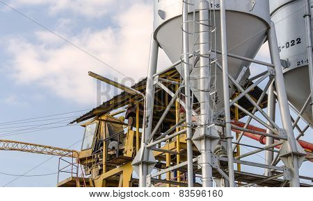 Cement Factory A Mixer Cement Tower