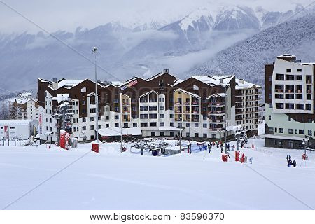 Hotel Rosa Ski Inn in Roza Khutor plateau
