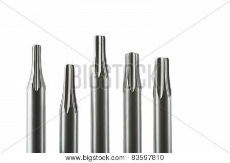 Five hexalobular wrench