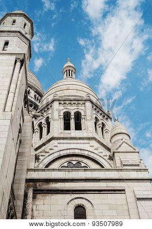 The Catholic Church Of Sacre Coeur At The Top Of Monmatre Paris France
