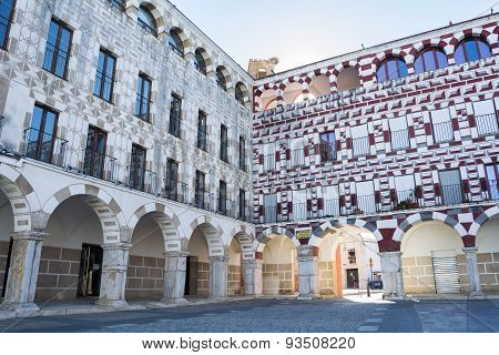 High Square (plaza Alta, Badajoz), Spain