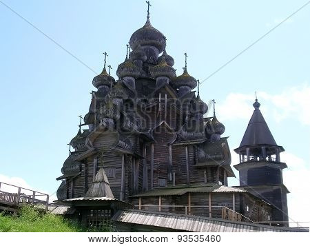 View on the Church of the Transfiguration, Kizhi