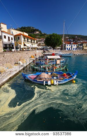 Harbour in Nafpaktos.