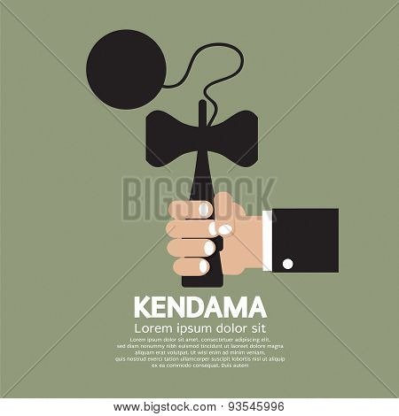 Kendama In Hand.