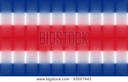 Abstract Costa Rica Flag