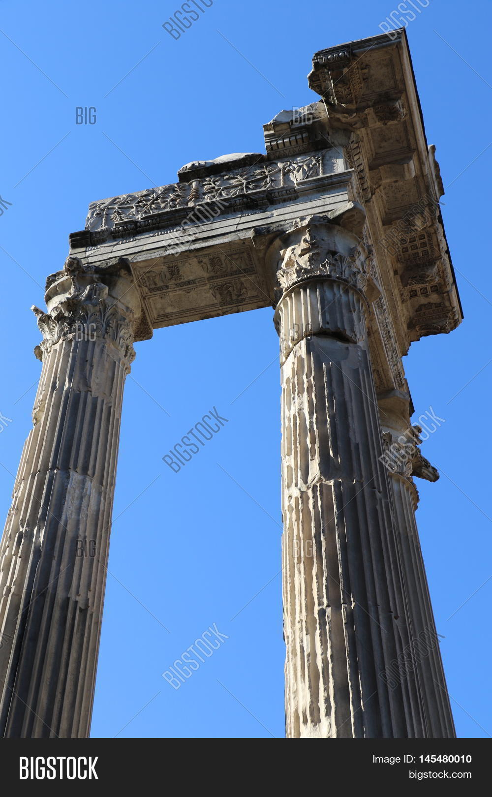 Ancient Columns Near Image & Photo (Free Trial) Bigstock