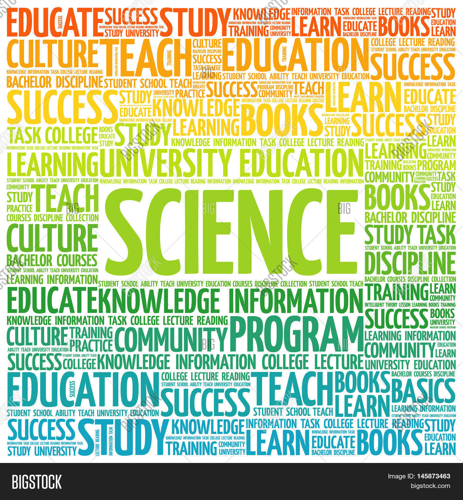 Science Topic Word SCIENCE Word Cloud Image & Photo (Free Trial) | Bigstock