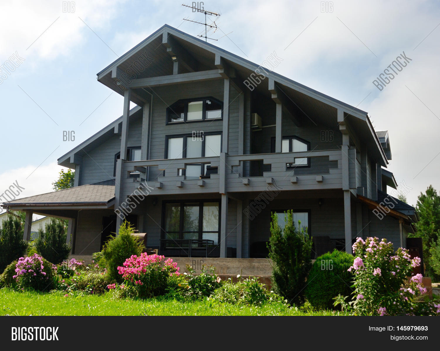 Grey Colored House Image & Photo (Free Trial) Bigstock