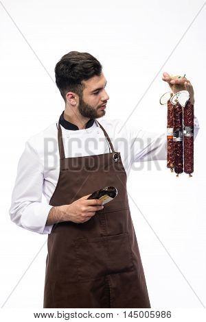 Cheaf With Salami