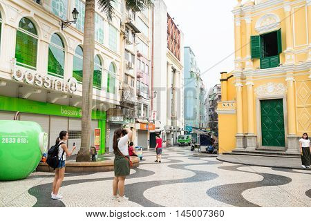 Macau, August 01, 2016: Senado Square