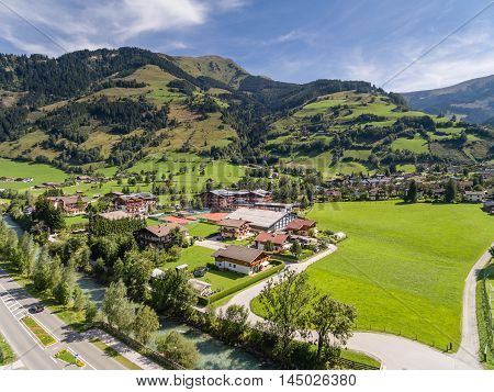 Rauris in Austria mountain village in the Alps Salzburg