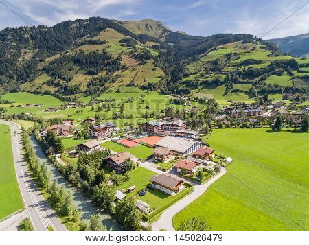 Rauris in Austria mountain village in the Alps Salzburg
