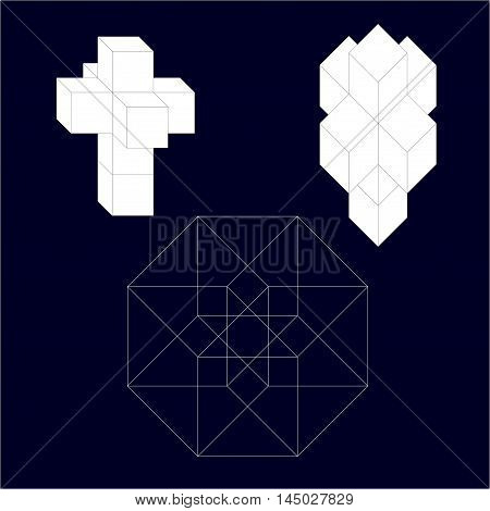 Tesseract Aka Hypercube Vintage