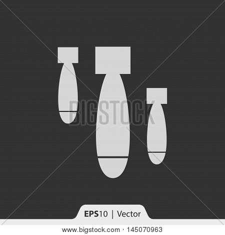 Air Bomb Vector Icon For Web And Mobile