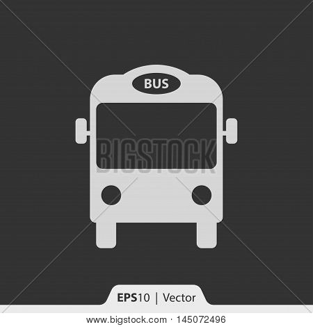 Bus Vector Icon For Web And Mobile