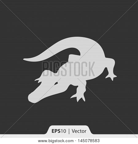 Alligator Vector Icon For Web And Mobile