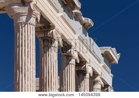 Ionic Columns Of Erechtheion
