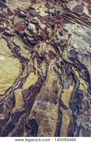Ferric Rock Strata Closeup