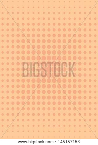 Halftone Dots Pattern. Halftone Yellow Background in Vector.