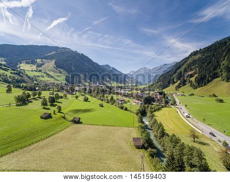 Rauris In Austria, Mountain Village In The Alps, Salzburg